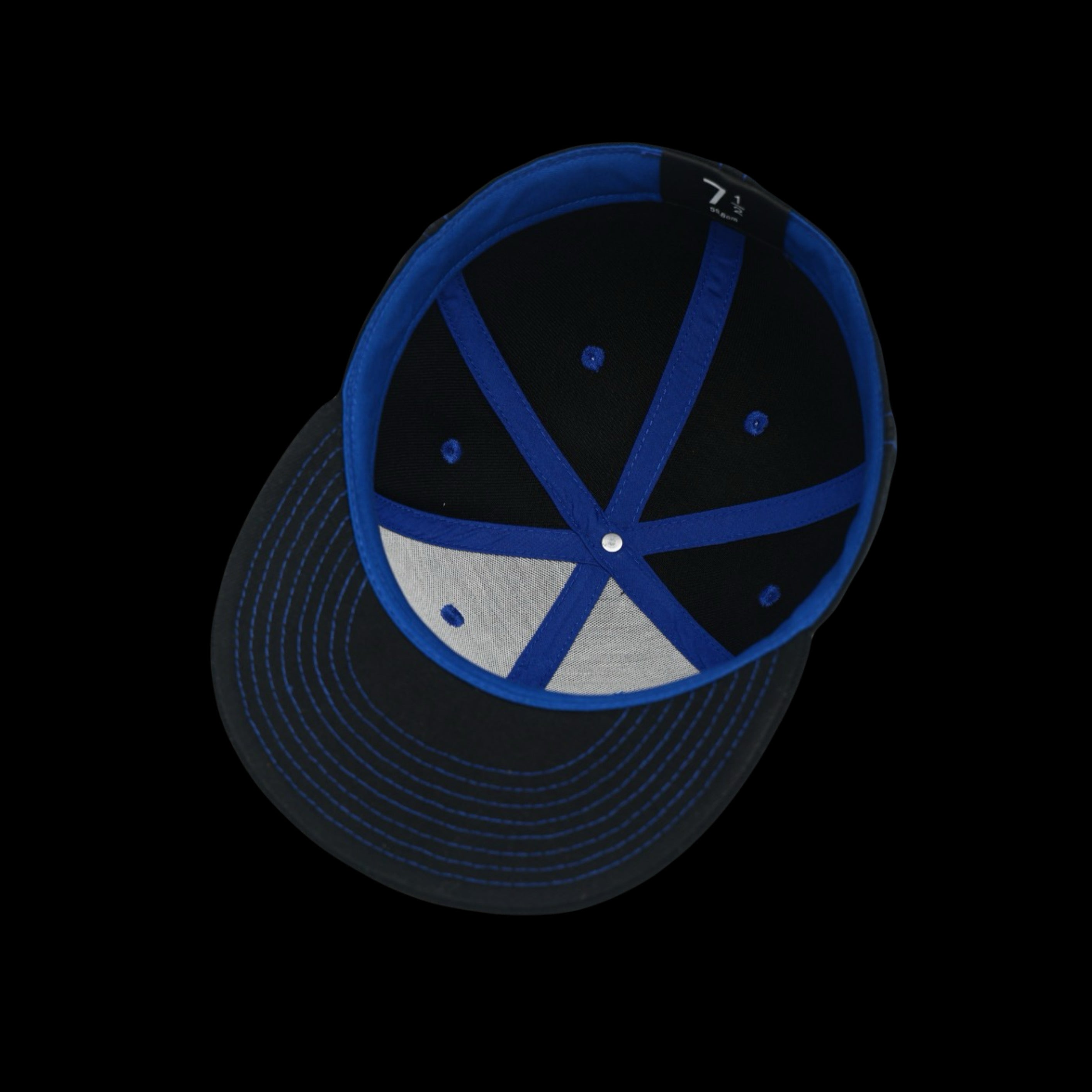 Staple ‘W’ Fitted Cap — Blue/Green